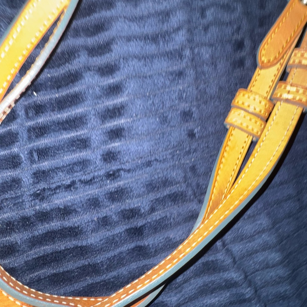 Dooney & Bourke Cream Multicolor Logo Tote - Picture 4 of 6